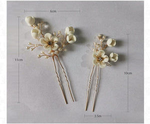 Camellia Comb/Hair Pins